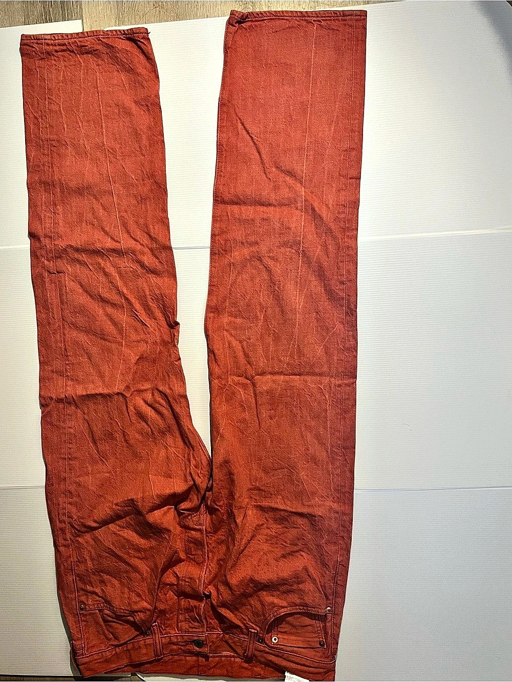 Levi Strauss & Co. 501. Straight Leg Orange W38 L34 Like New